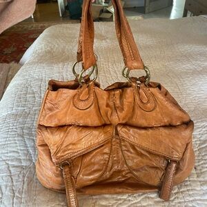 49 square miles brown shoulder bag